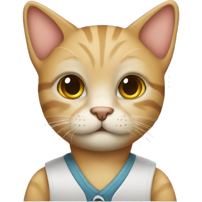 Cat student emoji