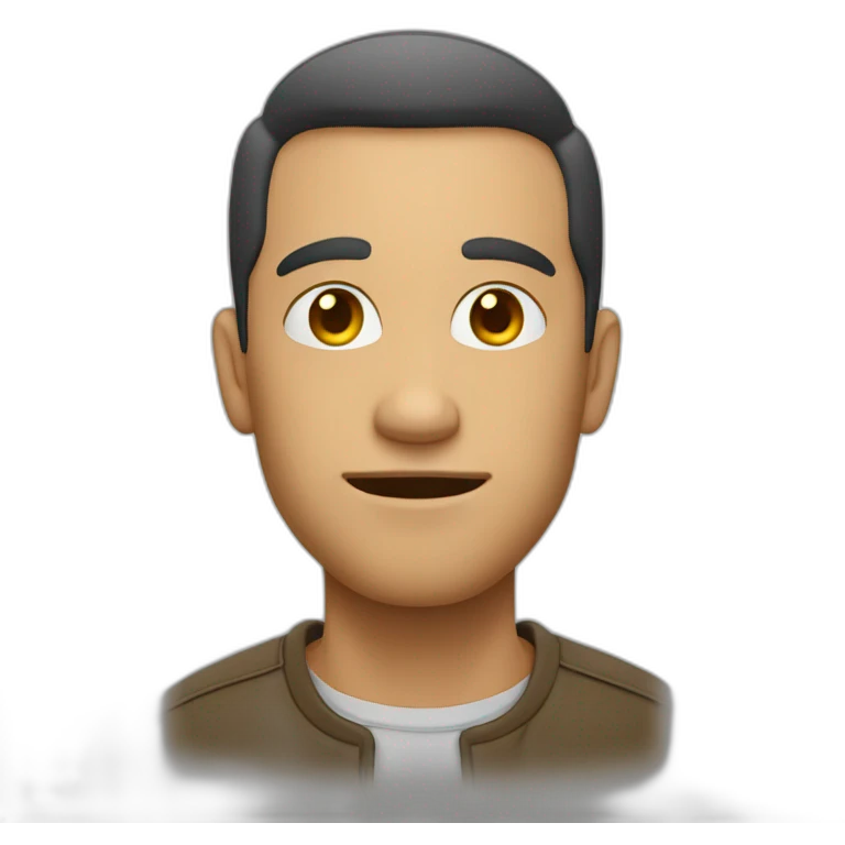 Homme fait la tête emoji