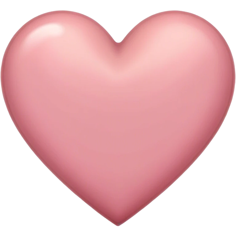 Brownish pink heart emoji
