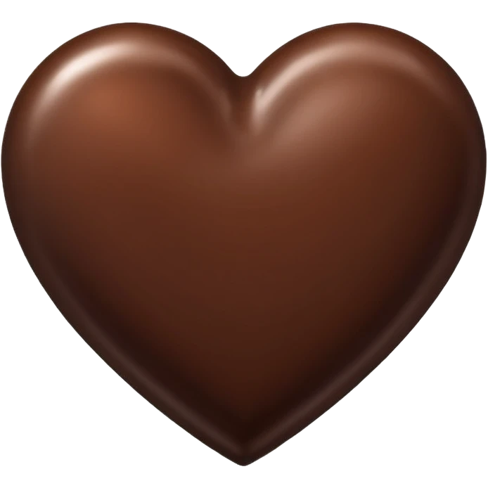 chocolate heart emoji
