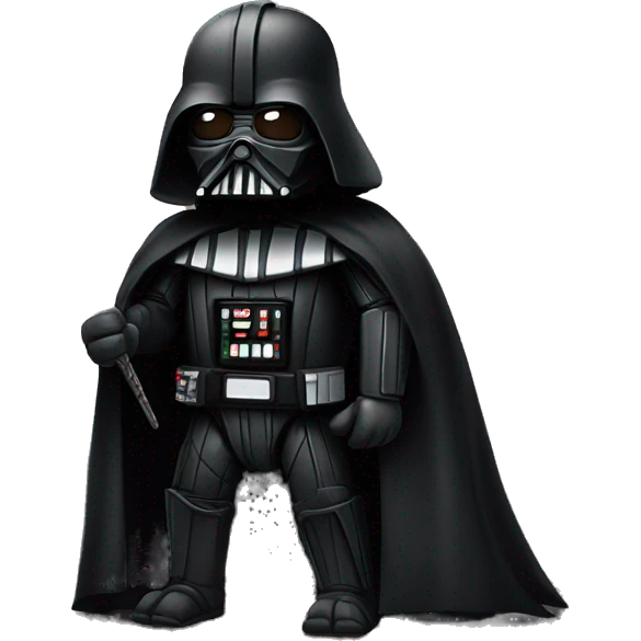 Dark vador sur un dinosaure  emoji