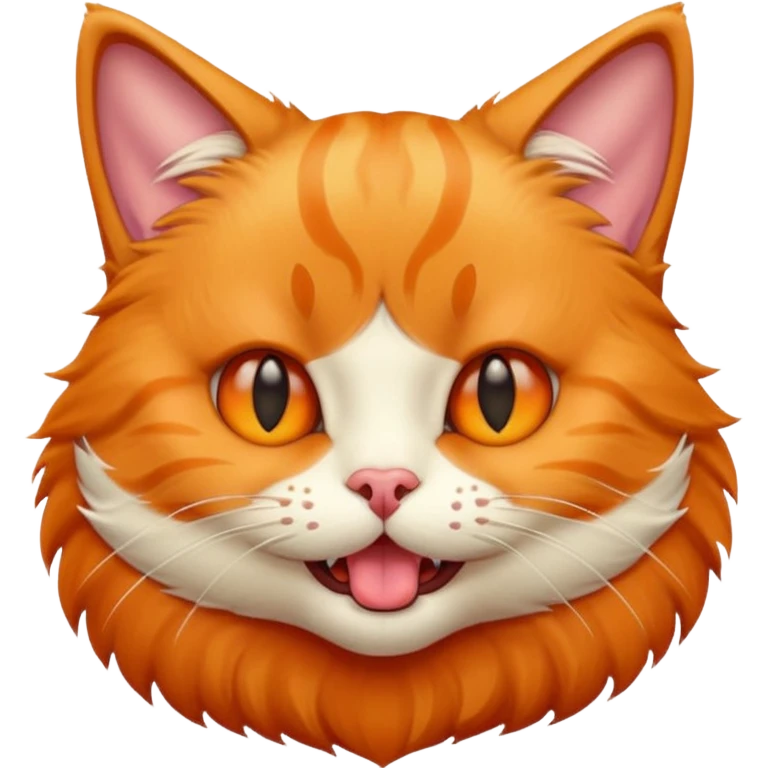 Cat with tongue out emoji