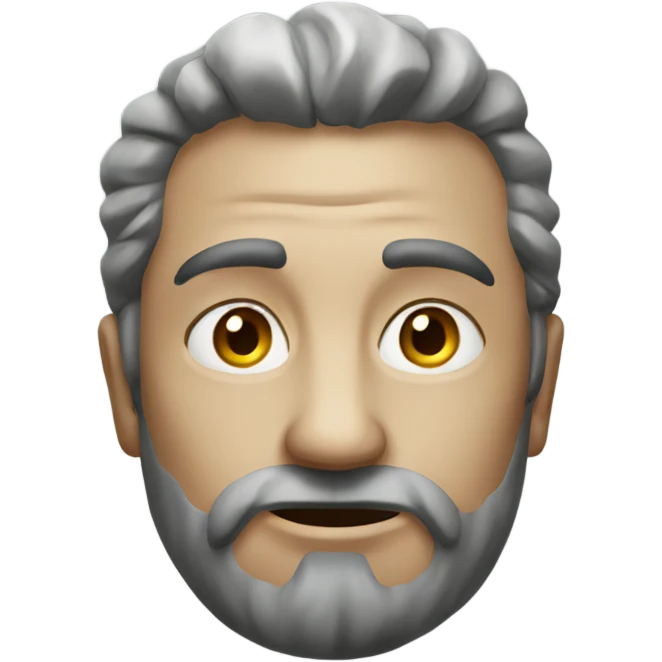 A realistic stone  emoji