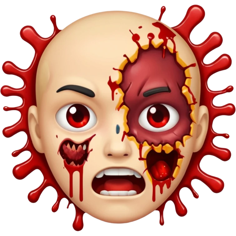 Una cara explotada emoji