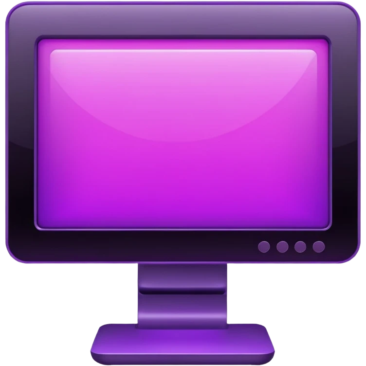 purple lcd monitor emoji