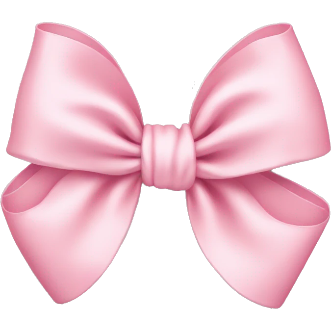 Light pink bows emoji