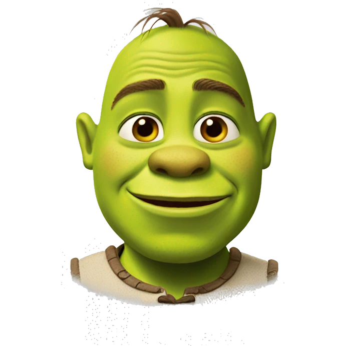Cute Shrek emoji