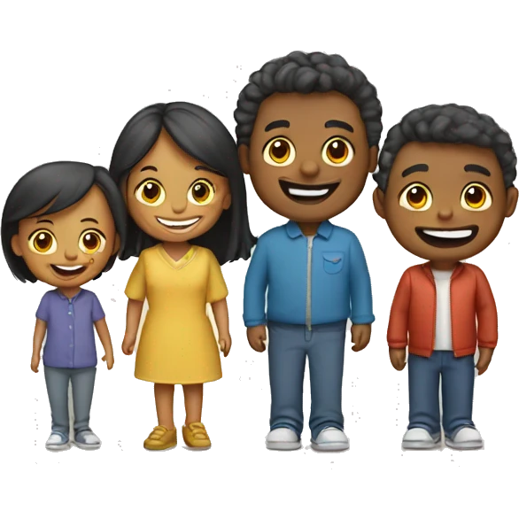 happy family emoji