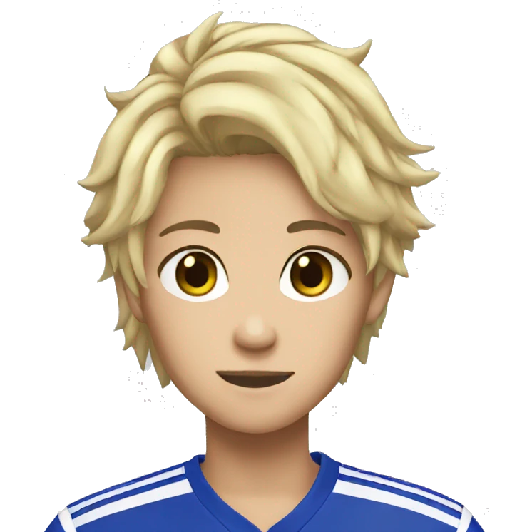 Anime soccer Chelsea emoji