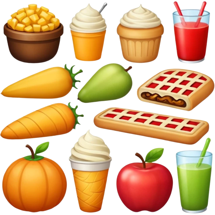 create some lunch emojis for slack emoji