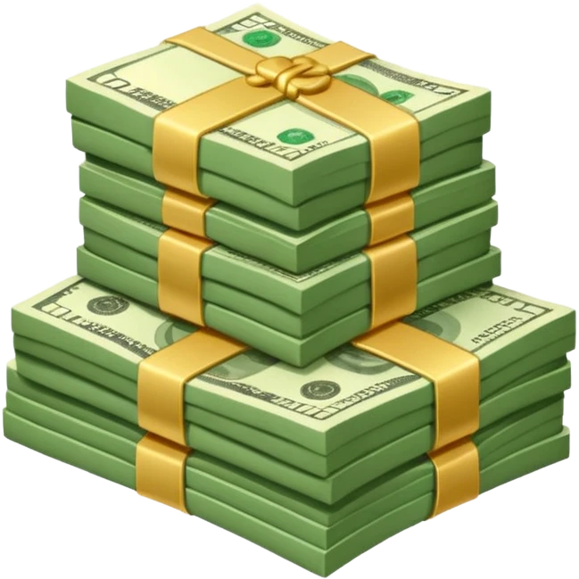 GIGANTIC STACK OF MONEY emoji