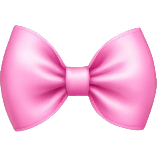 Pink bow emoji