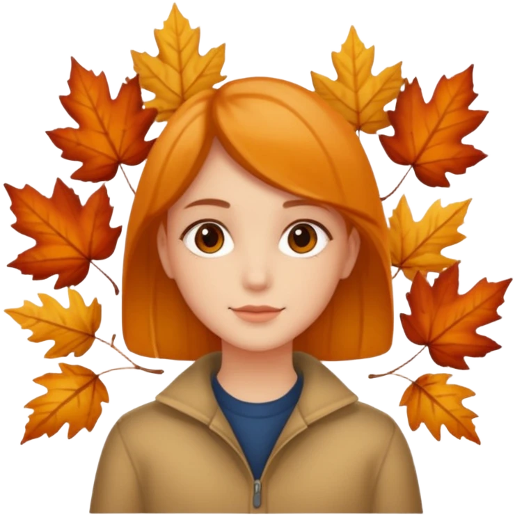  autumn on hand emoji