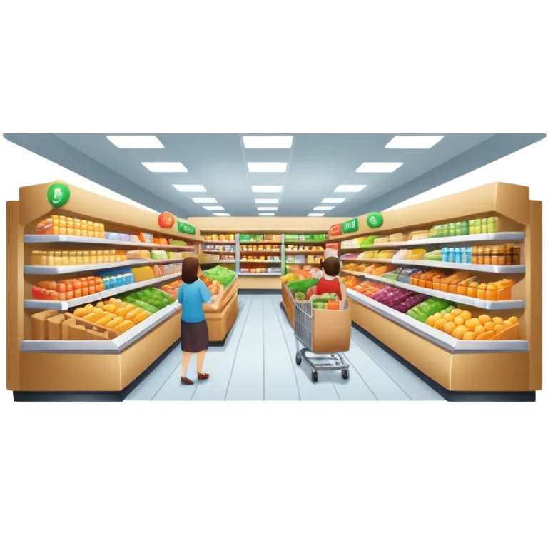 supermarket business emoji