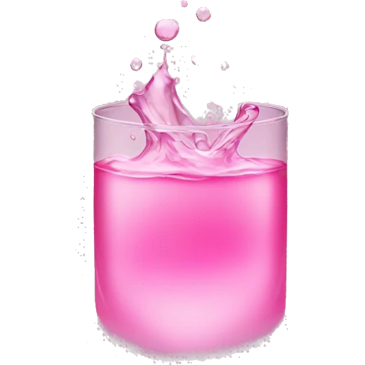 pink water emoji