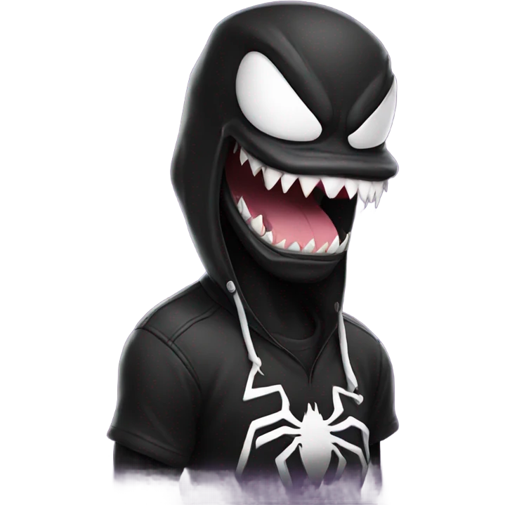 venom wearing a snapback emoji