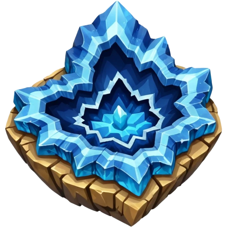 Blue geode  emoji