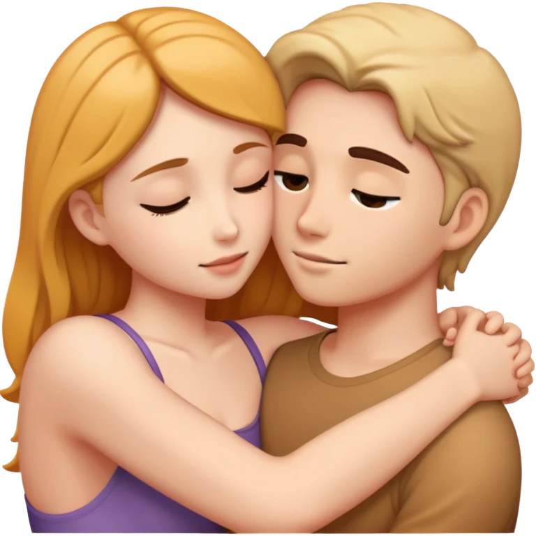 intimate moment between lovers emoji