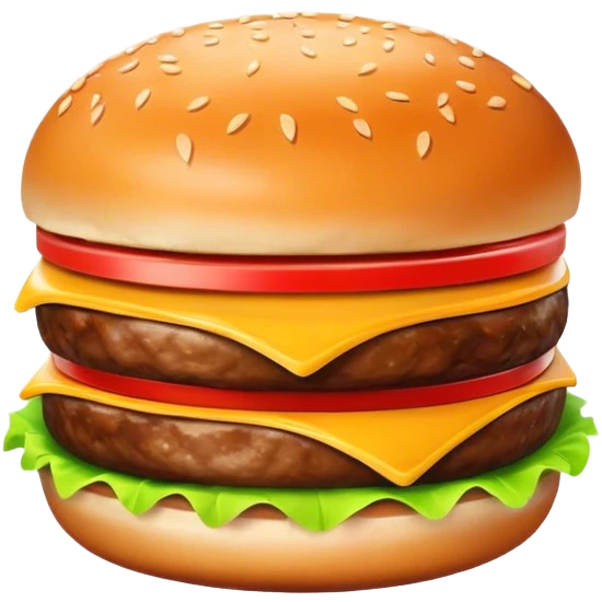 Eat a burger emoji