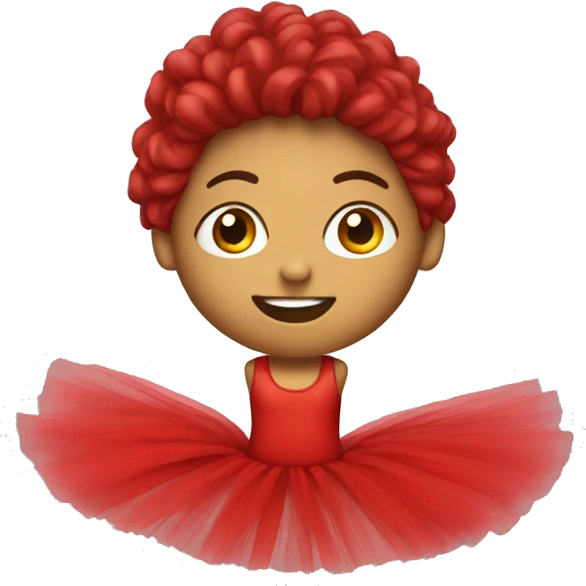 red tutu emoji