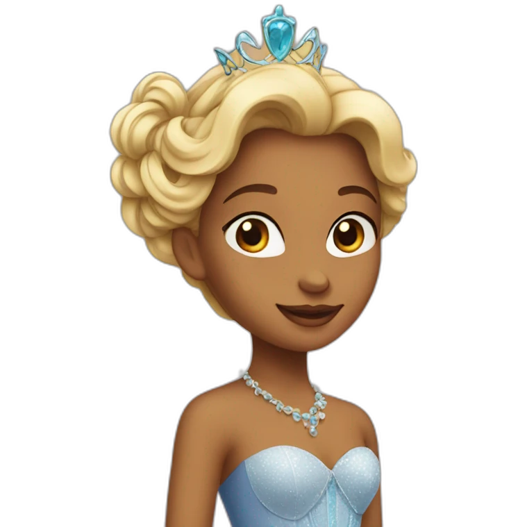 Une princesse emoji