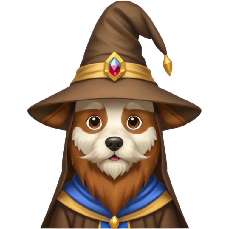 Dog wizard emoji