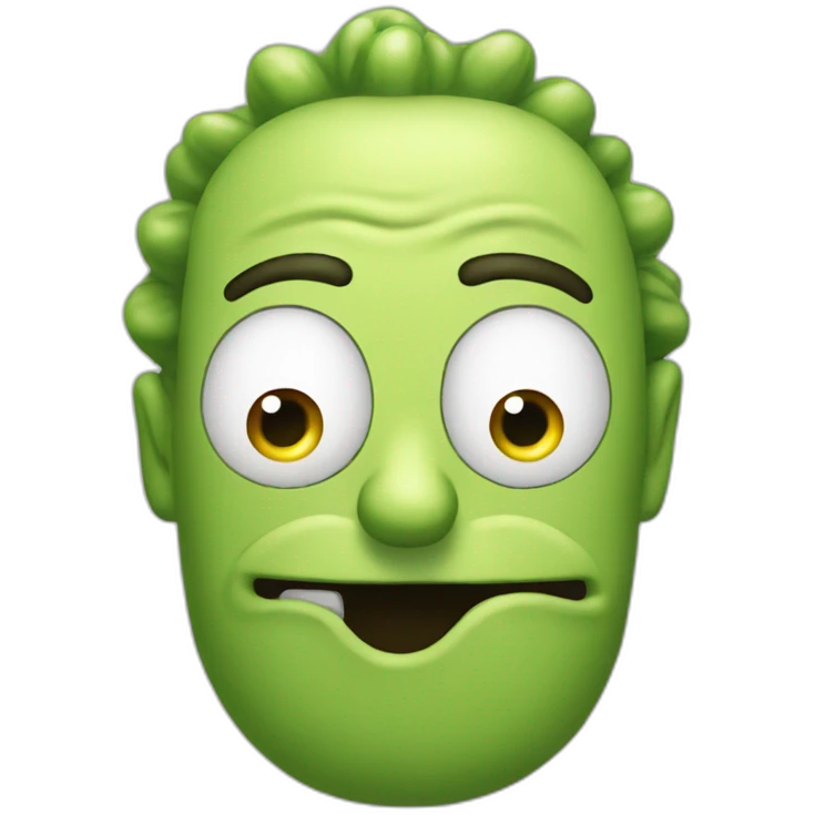 Rick en cornichon emoji