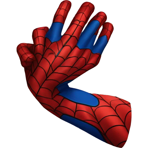 Spiderman arm emoji