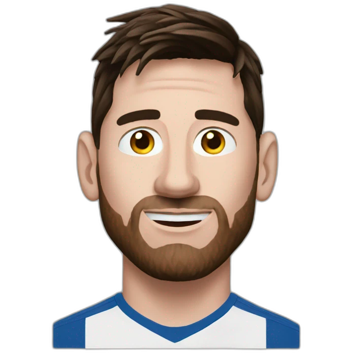 Head messi emoji