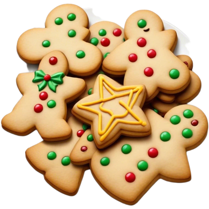 Christmas cookis emoji