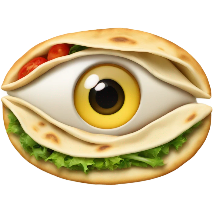 piadina with eye  emoji
