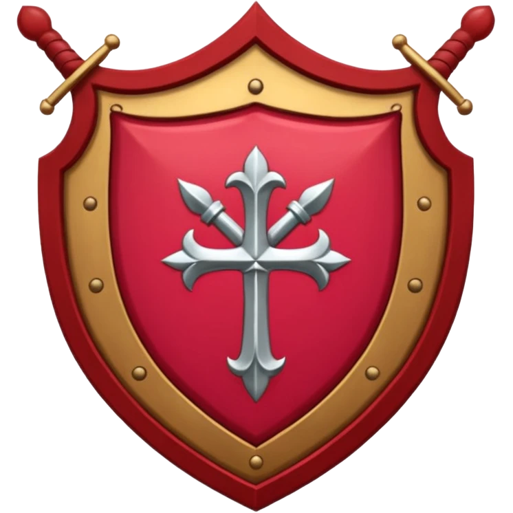 brasão sangrando medieval rosa de sangue vermelha emoji