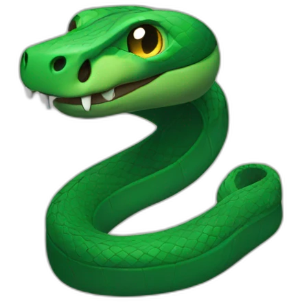 snake with hoodie emoji
