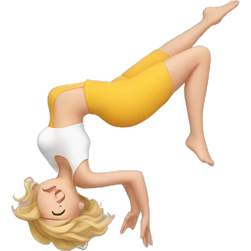 lady falling  emoji