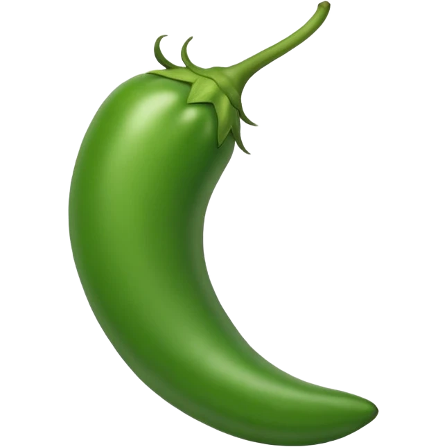 green chili emoji