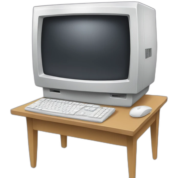 a computer on a computer emoji