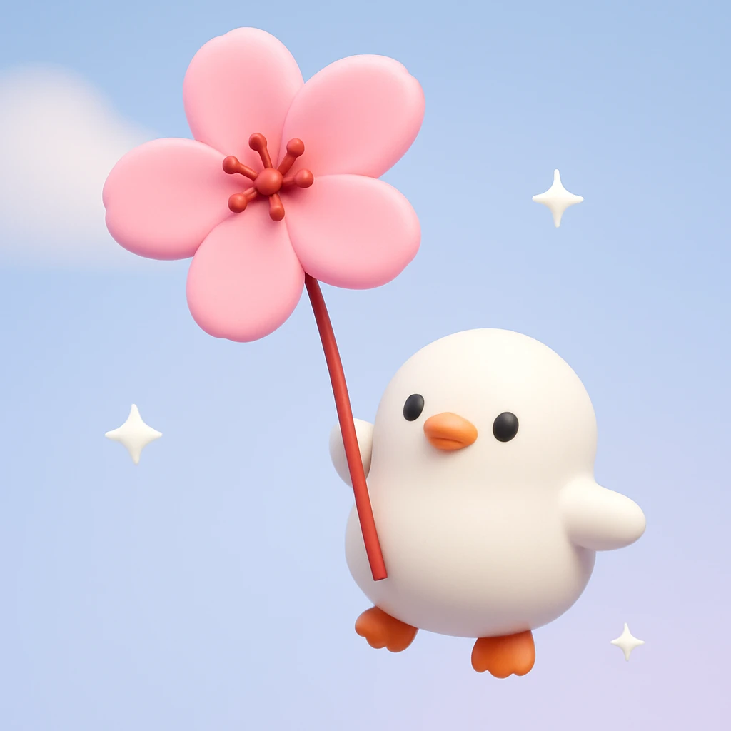 Recreate the image in 3D iOS emoji style emoji