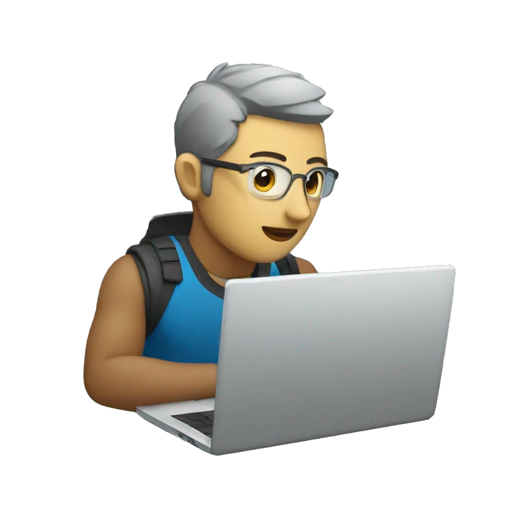 Persona con una laptop emoji