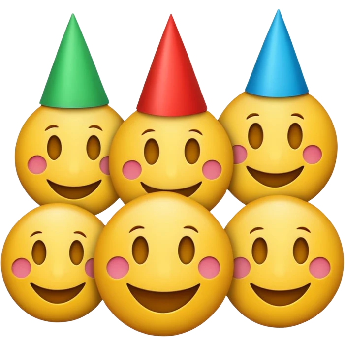 Party smiley emoji