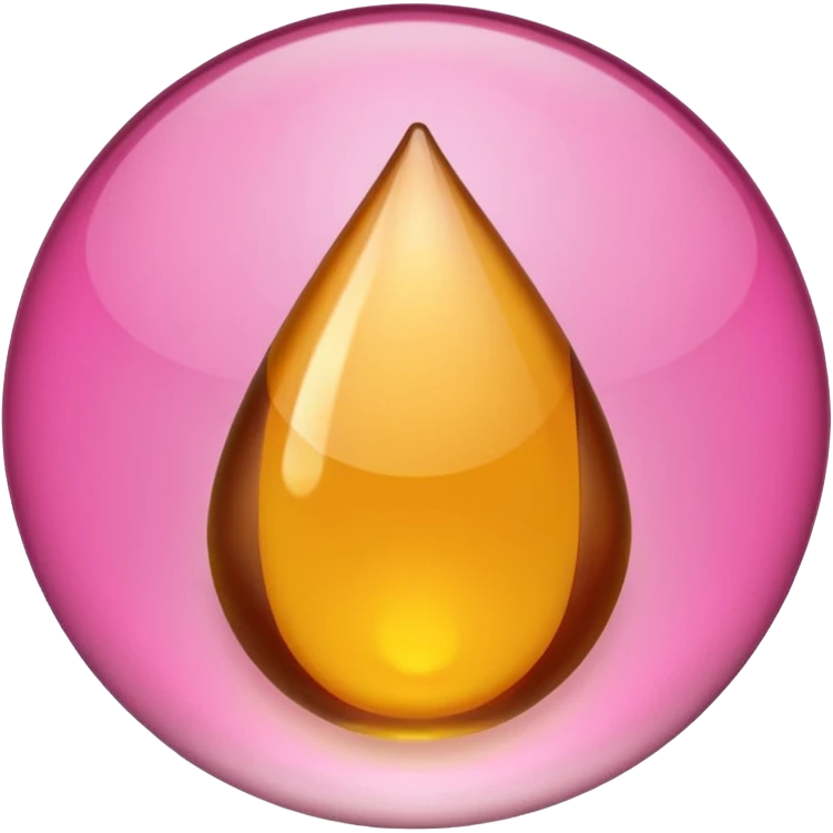 honey and a pink pill (iphone emoji styled) emoji