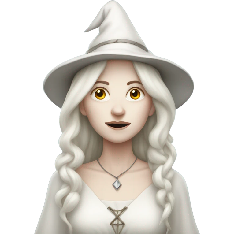White witch with pale skin emoji