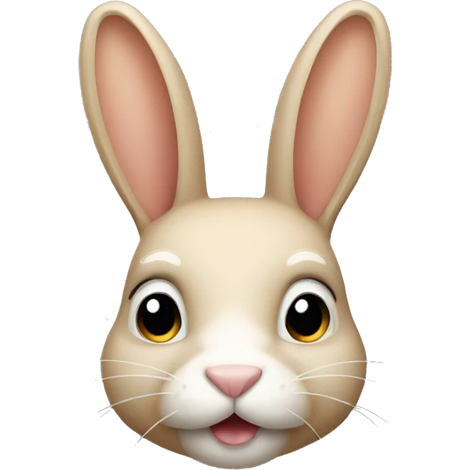 beige rabbit emoji