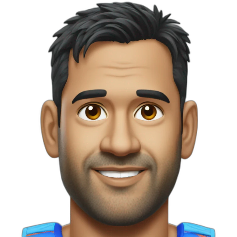 MS dhoni emoji