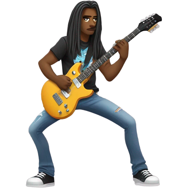 Thrash Metal Guitar Player emoji
