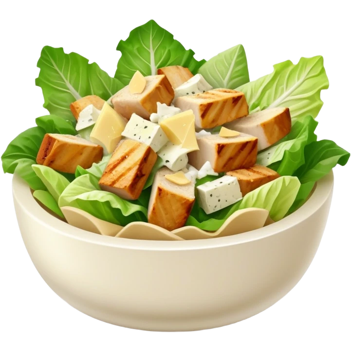 Grilled chicken Caesar salad  emoji