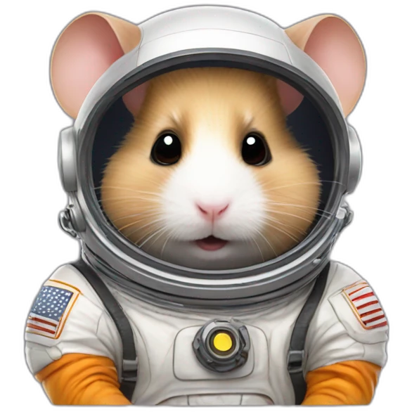 hamster in a spacesuit  emoji