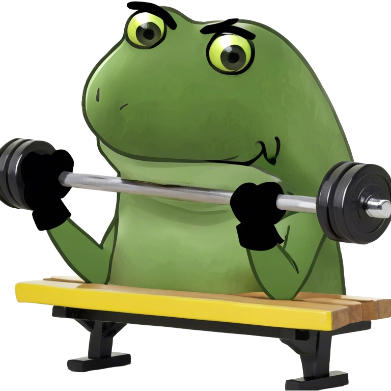 Chest press with barbell emoji