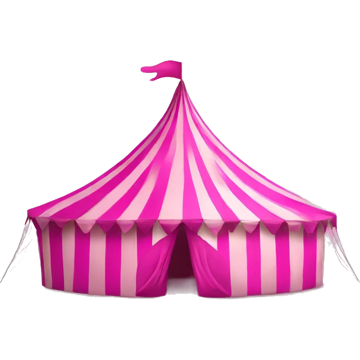 pink carnival tent emoji