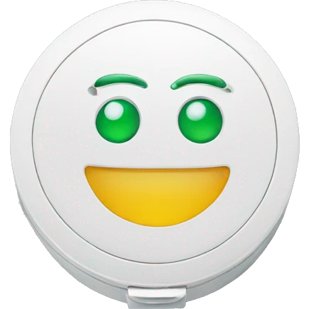 prescription contact lens storage case emoji