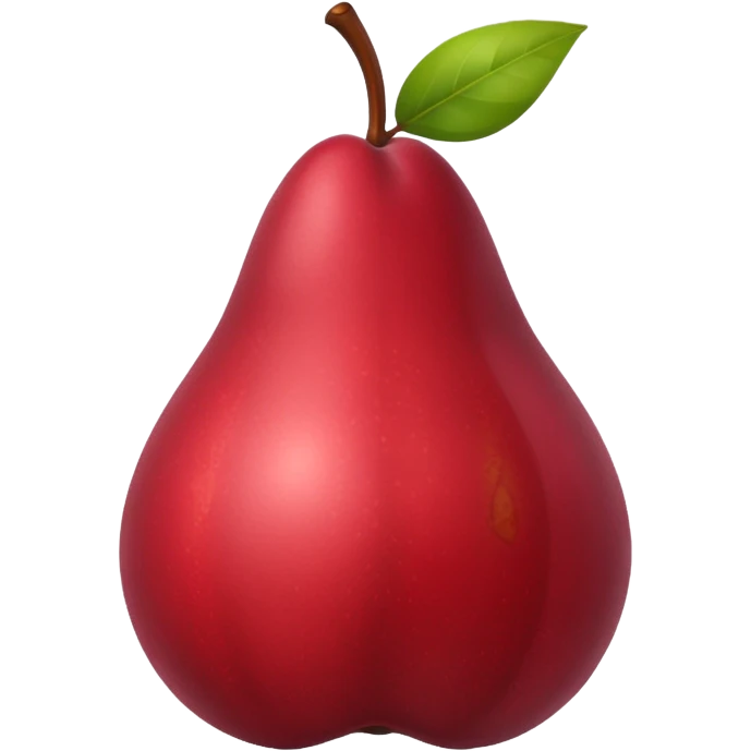 red Pear emoji